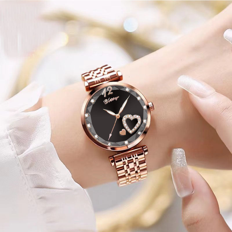 Women's Good-looking Niche Diamond Student Watch Simple Dujana147