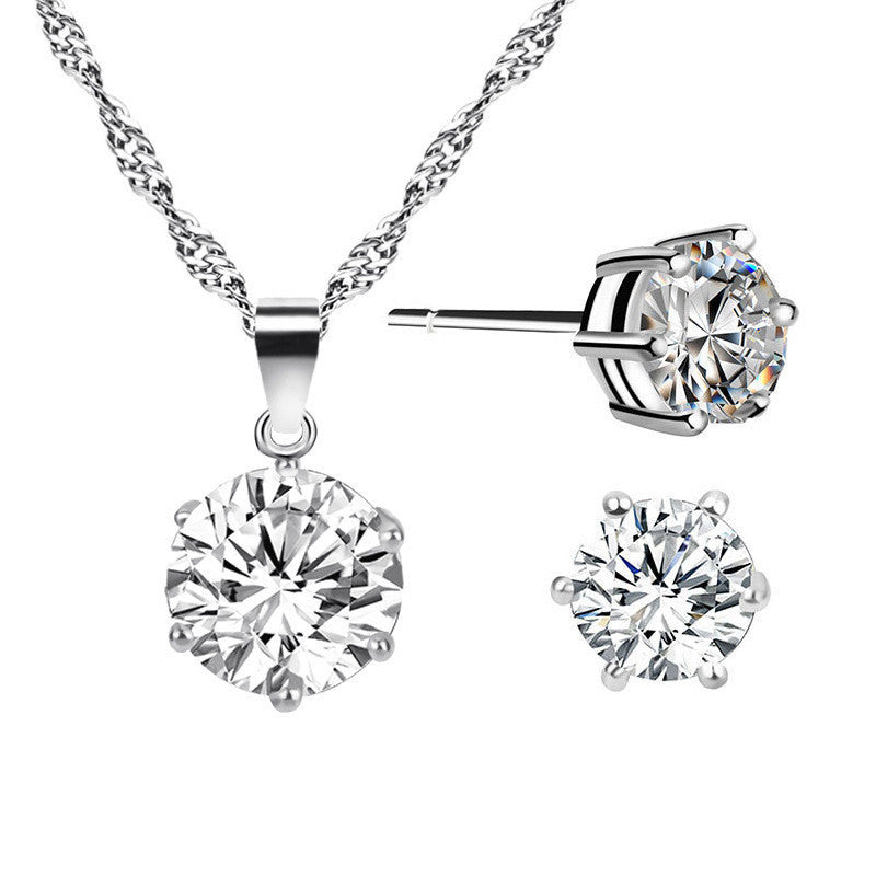 Combination Of European And American Diamond-studded Ladies Jewellery Dujana147
