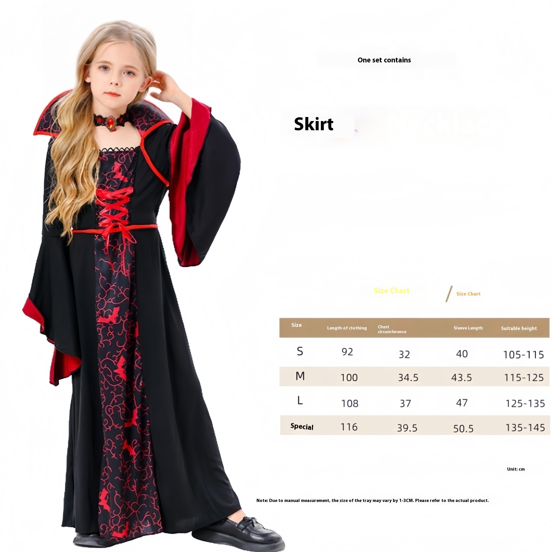 Halloween Cos Witch Children Black Clothes Horror Girl Party Costumes Dujana147