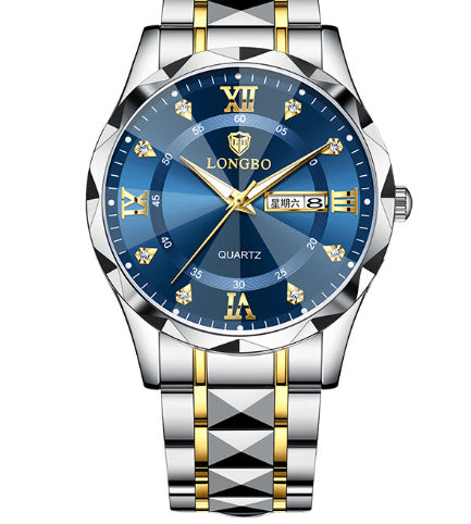 Waterproof Luminous Dual Calendar Watch Dujana147