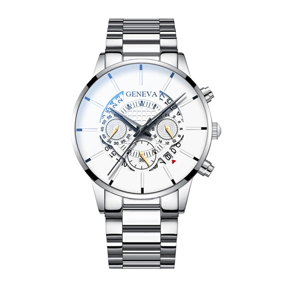 Stainless steel calendar casual quartz watch Dujana147