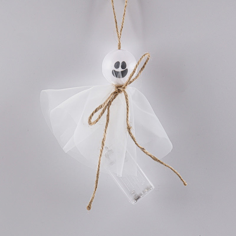 Halloween Ghost Dress Up Venue Layout Colorful Lights Led Lighting Chain Dujana147