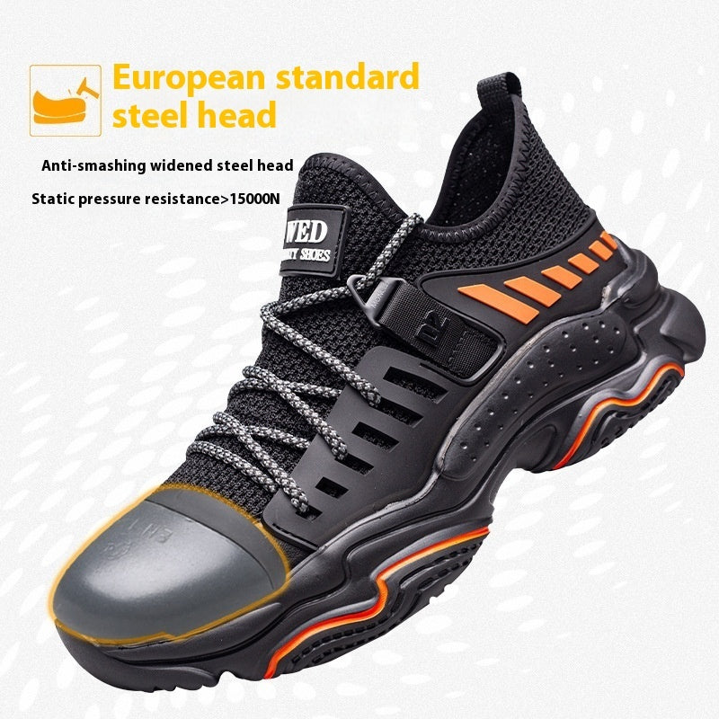 Safety Protection Shoes Flying Woven Steel Toe Cap