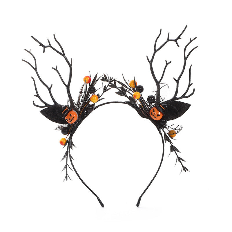 Halloween Bat Pumpkin Headband Dujana147