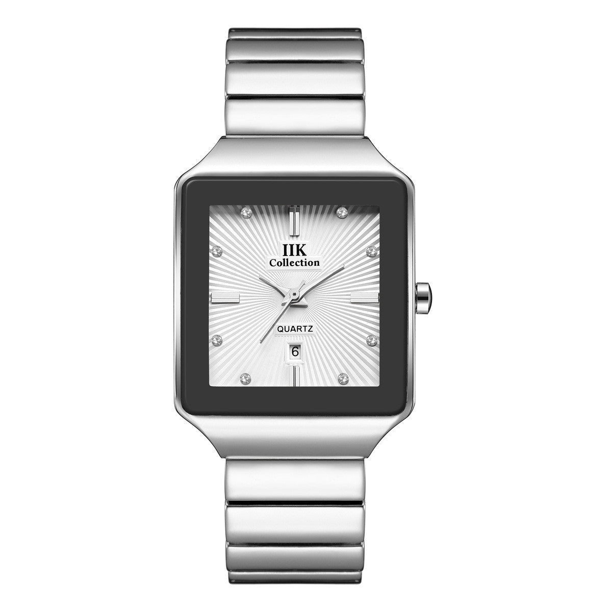 Square Waterproof Couple Watch Calendar Dujana147