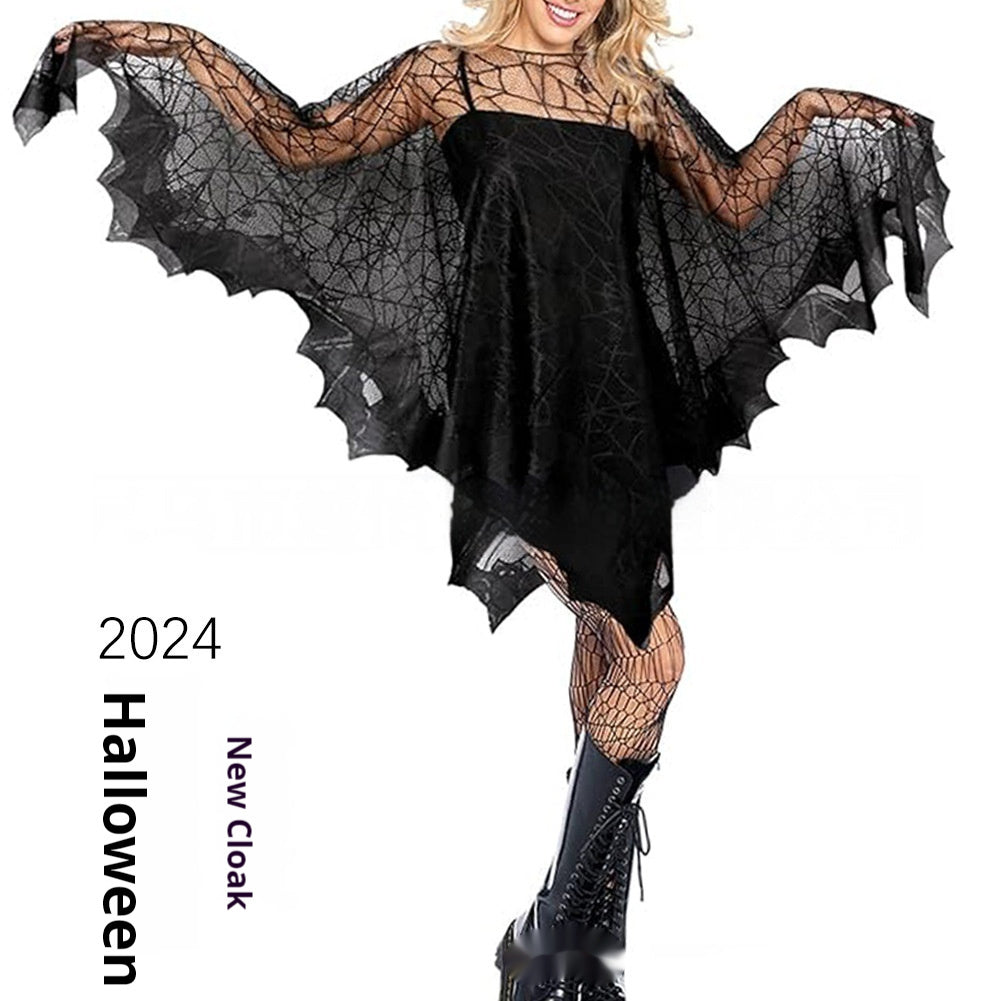 Halloween Bat Cloak Halloween Party Activity Shawl Dujana147