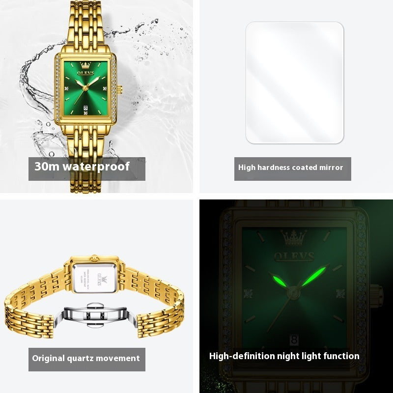 Women's All-match Simple Square Fashion Quartz Watch Dujana147