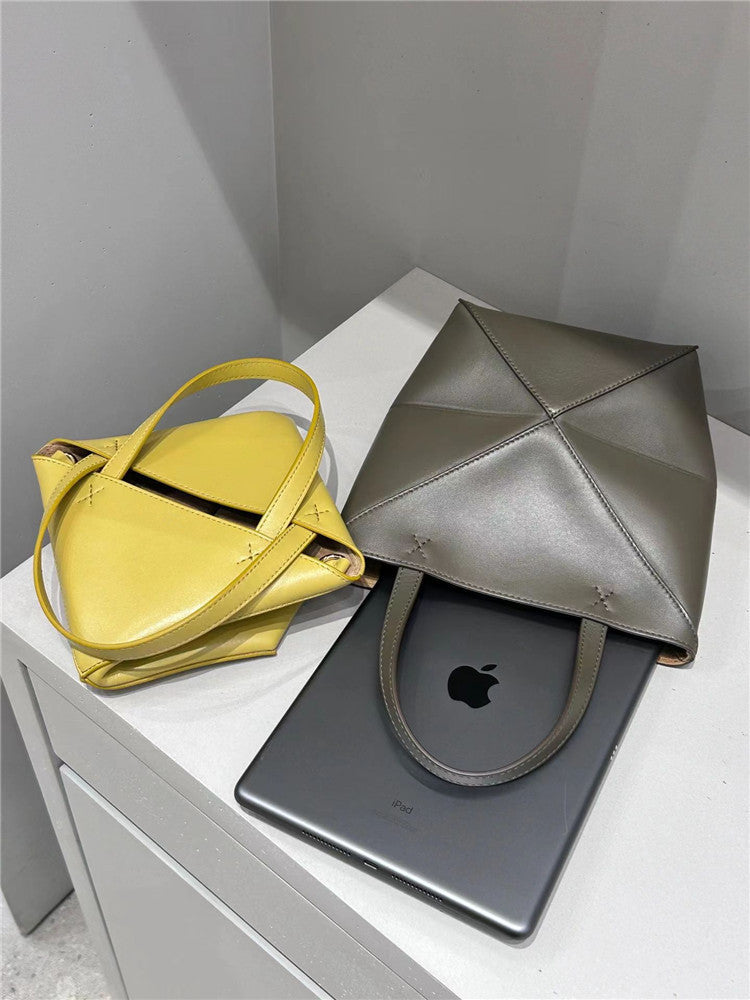 Deformation Geometry Single Shoulder Oblique Span Tote Package Dujana147