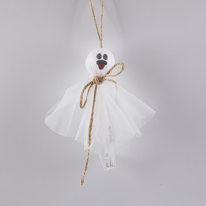 Halloween Ghost Dress Up Venue Layout Colorful Lights Led Lighting Chain Dujana147