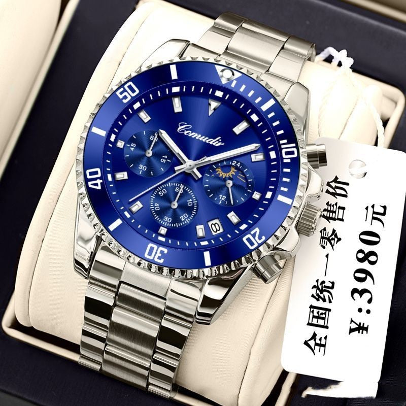 Three-eye Men's Luminous Waterproof Watch Dujana147