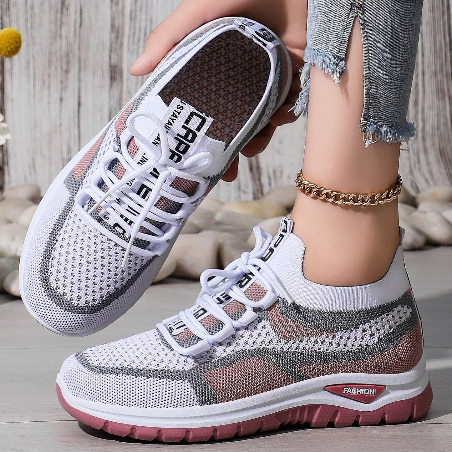 Women's Fly Woven Mesh Low-cut Lightweight Comfortable All-match Casual Shoes