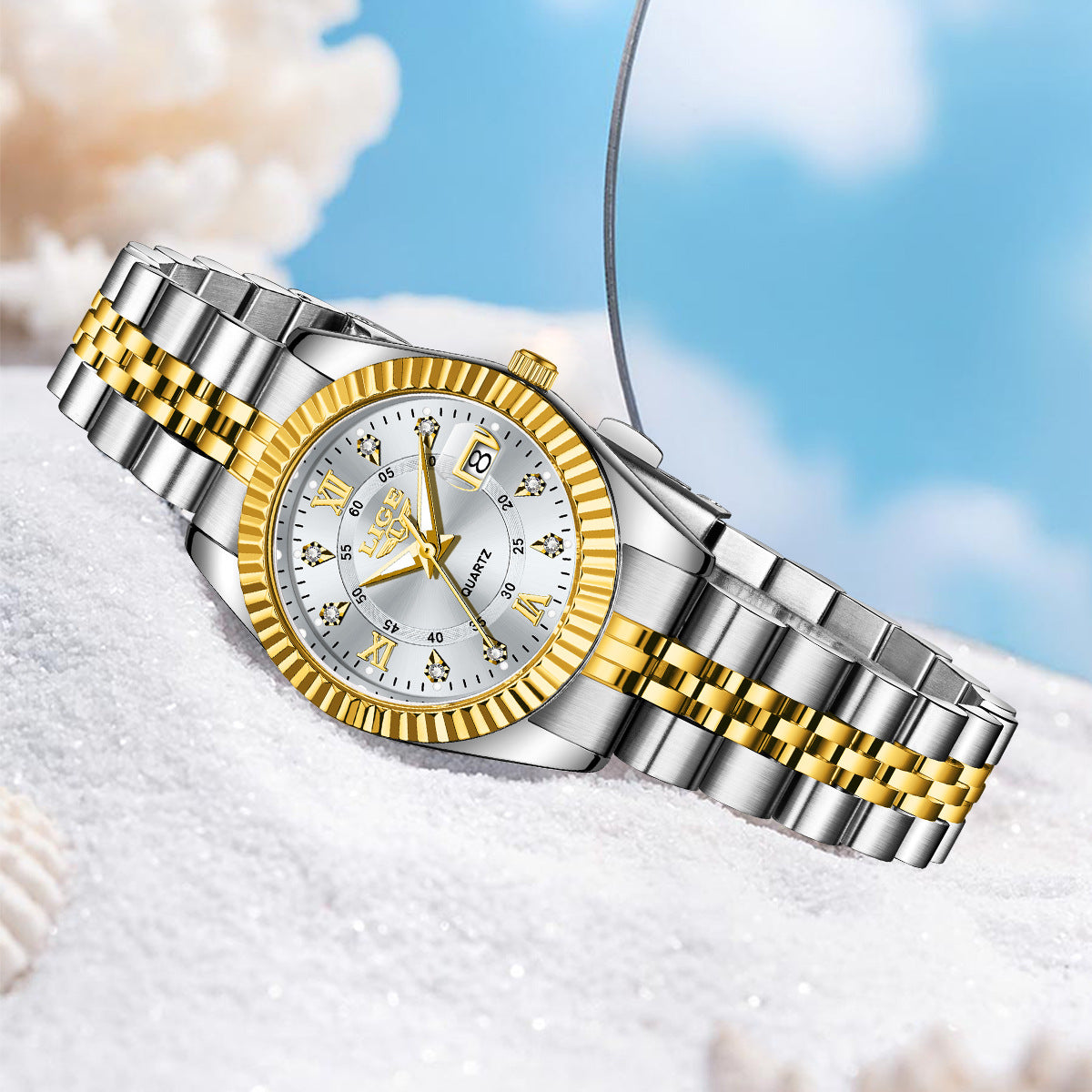 Waterproof Leisure Couple Niche New Quartz Watch Dujana147