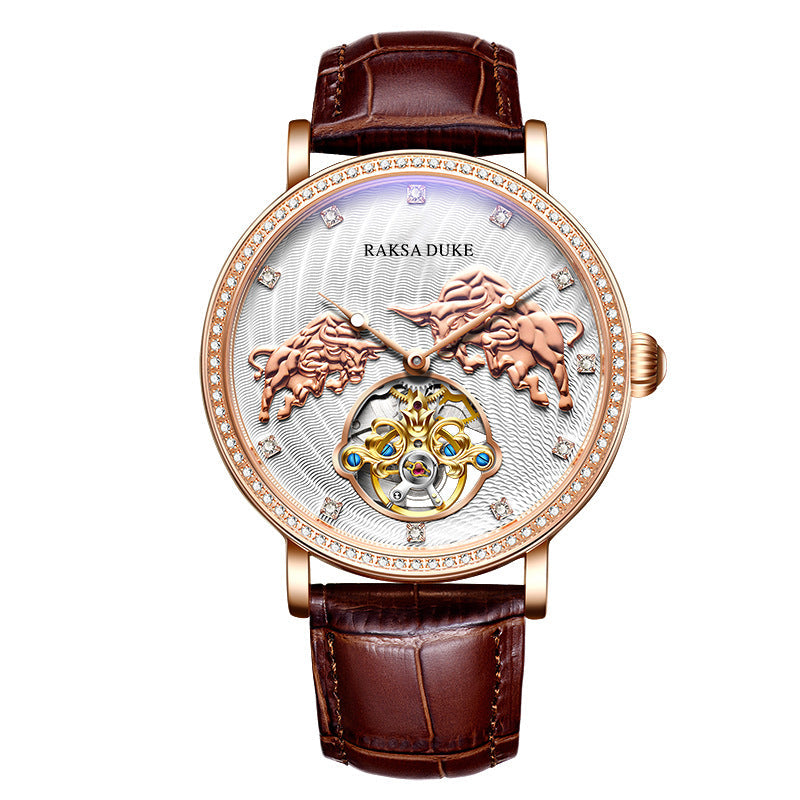 Diamond-embedded Commemorative Watch Waterproof Famous Watch Mechanical Watch Watch Dujana147