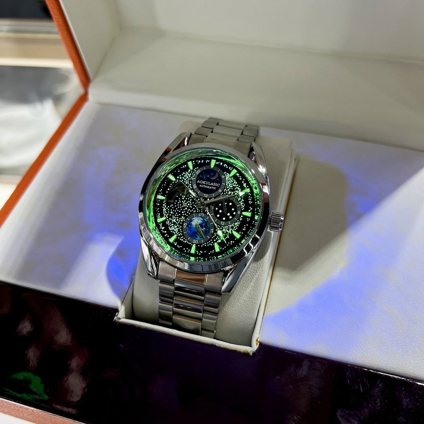 Full Luminous Multifunctional Mechanical Watch For Men Dujana147