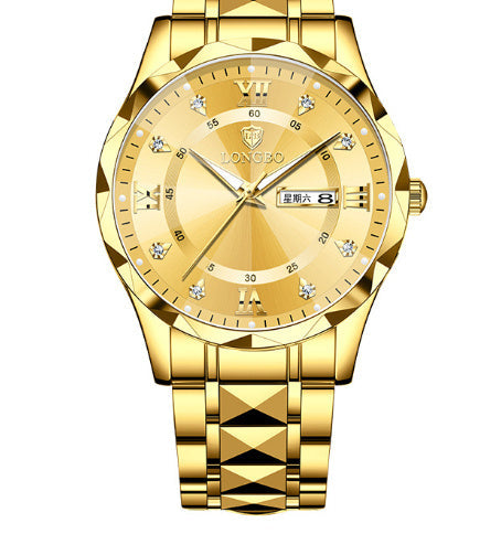 Waterproof Luminous Dual Calendar Watch Dujana147