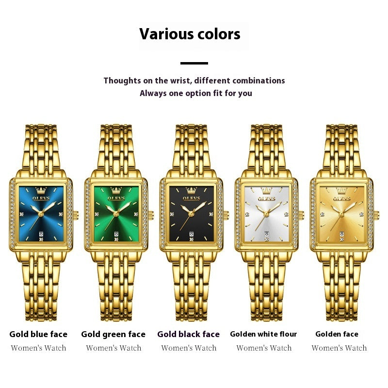 Women's All-match Simple Square Fashion Quartz Watch Dujana147
