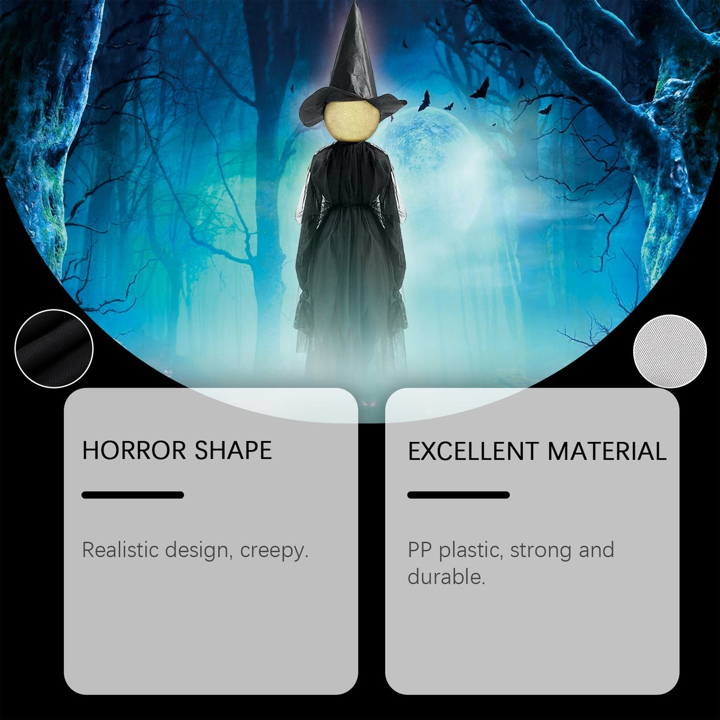 Three Costumes Halloween Witch Decoration Atmosphere Dujana147