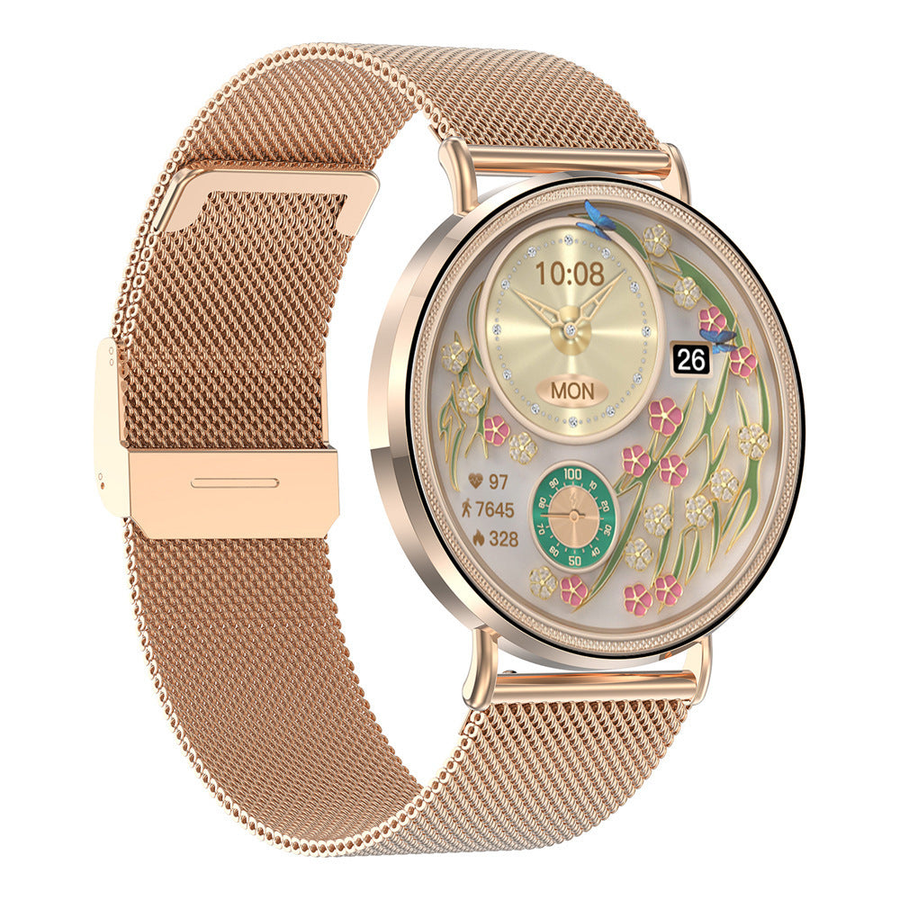 Aluminum Alloy Body Bluetooth Calling Ultra-thin Women's Watch Dujana147