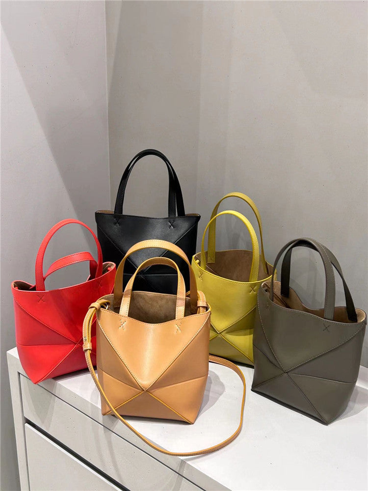 Deformation Geometry Single Shoulder Oblique Span Tote Package Dujana147