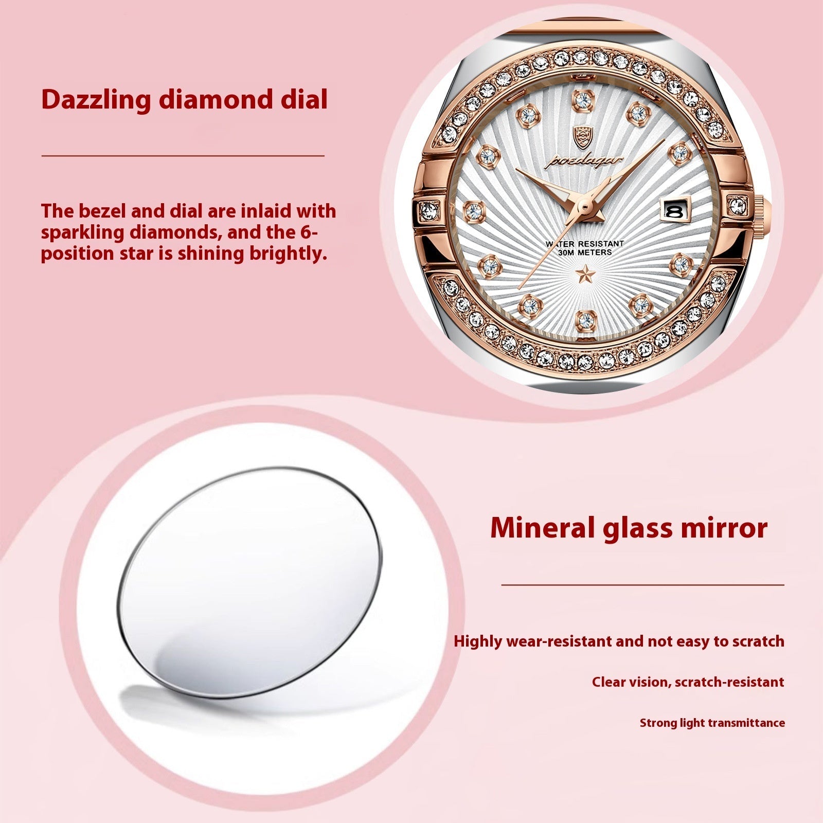 Women's Waterproof Luminous Ultra-thin Watch Dujana147