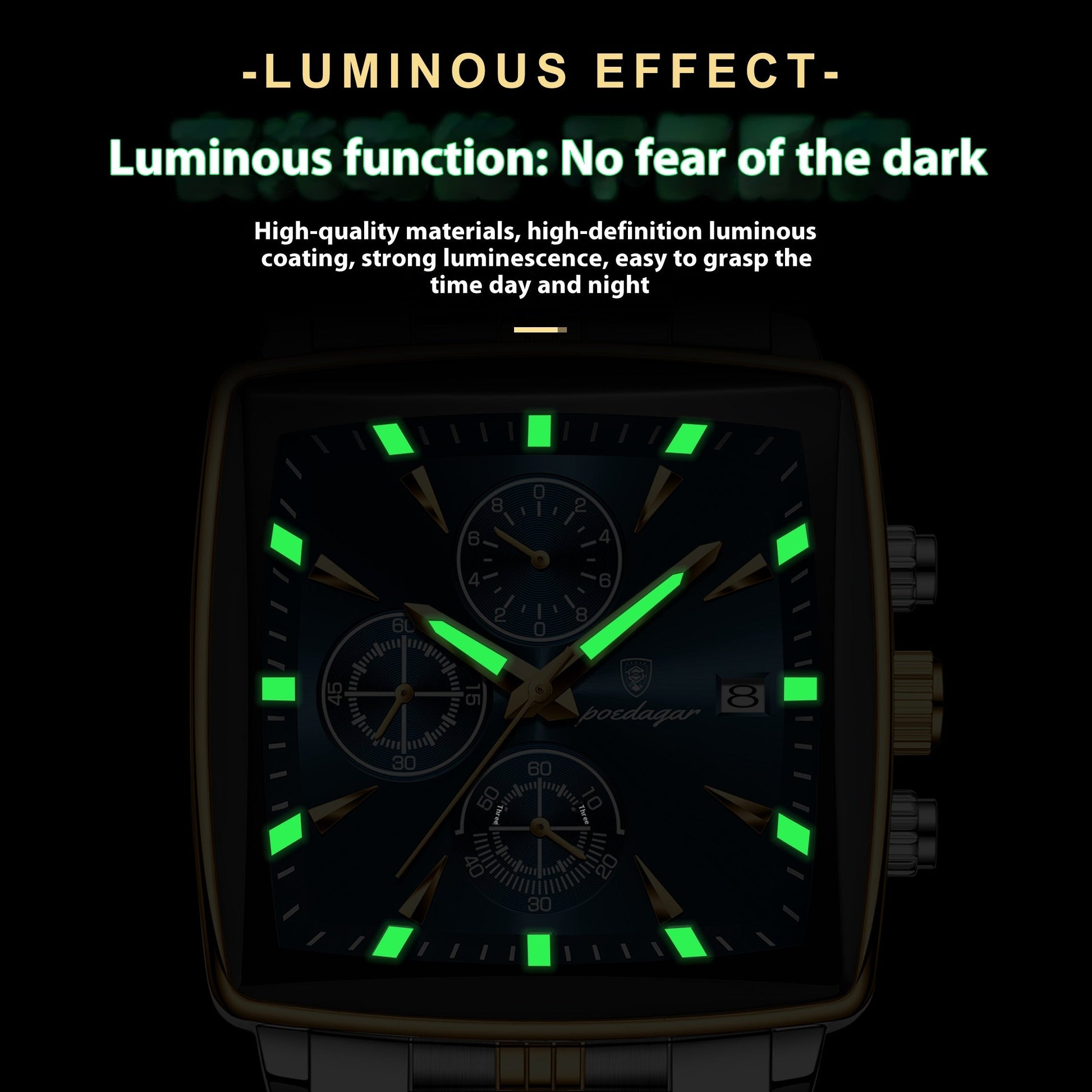 Men's Multi-functional Business Waterproof Fashion Watch Dujana147