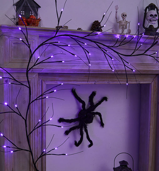 Halloween Decoration Rattan Lamp LED Artificial Tree Lights Dujana147