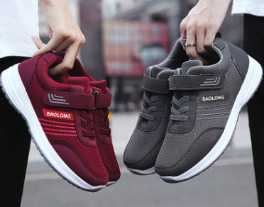 Middle-aged And Elderly Non-slip Soft Bottom Casual Mesh Breathable Shoes For The Old Dujana147