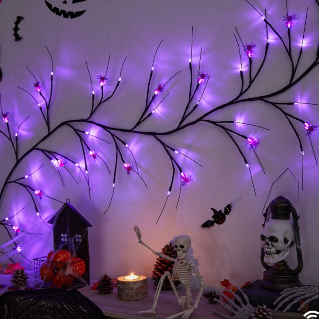 Halloween Decoration Rattan Lamp LED Artificial Tree Lights Dujana147