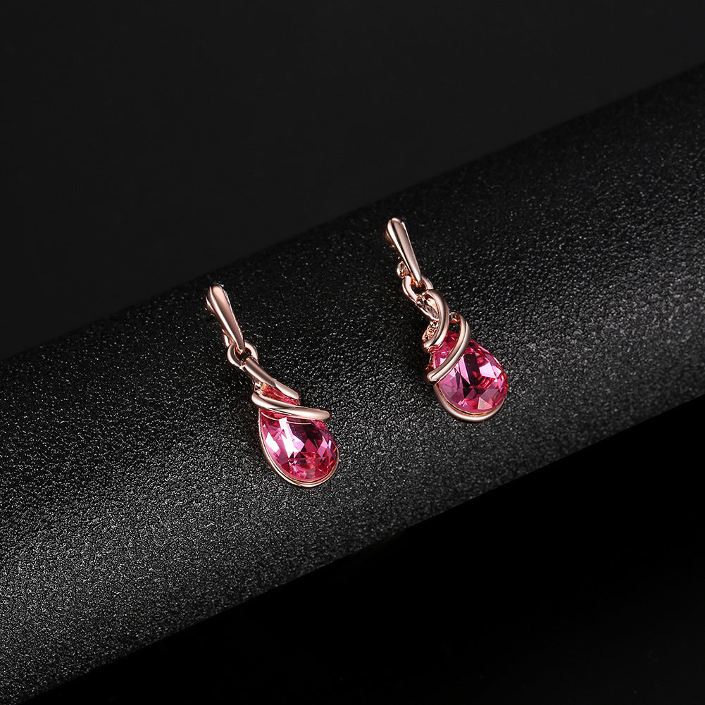 Alloy Gemstone Jewellery Set Necklace Dujana147