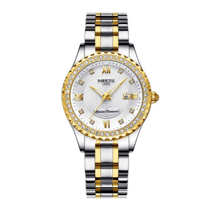 Women's Ultra-thin Automatic Mechanical Luminous Waterproof Quartz Watch Dujana147