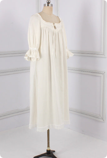 Retro  Nightdress Princess Style Lace Home Clothes Cute Women