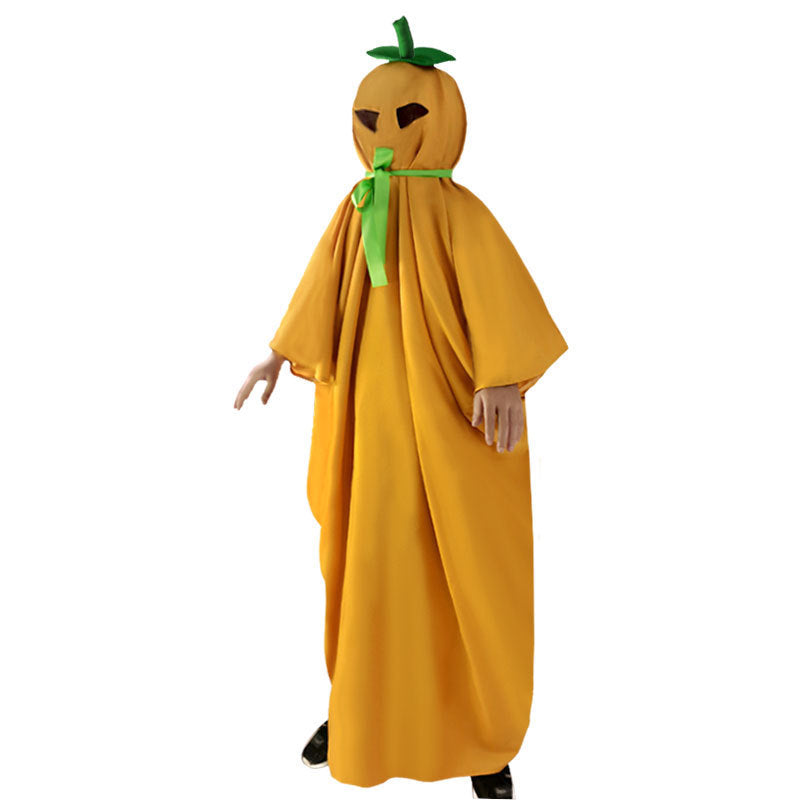 Children's Halloween Costume Pumpkin Cloak Dujana147