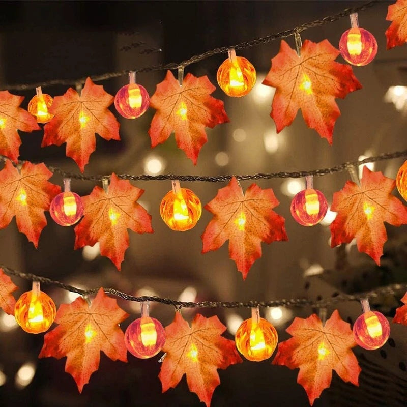 Halloween Decoration Thanksgiving Decor Pumpkin Light Dujana147