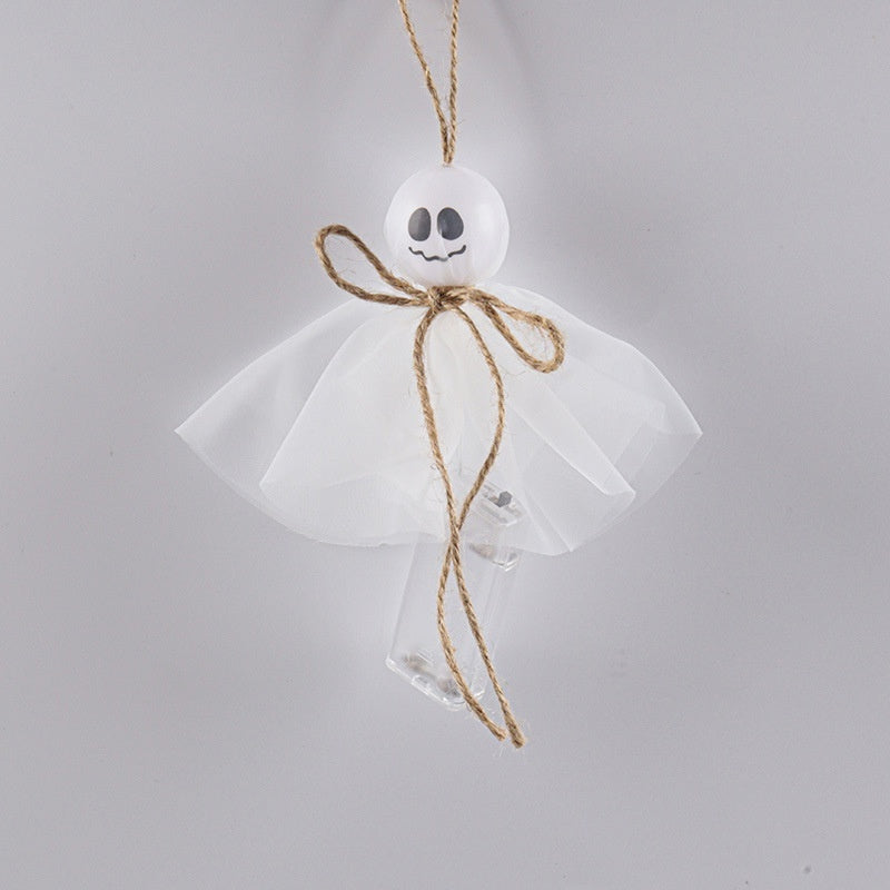 Halloween Ghost Dress Up Venue Layout Colorful Lights Led Lighting Chain Dujana147