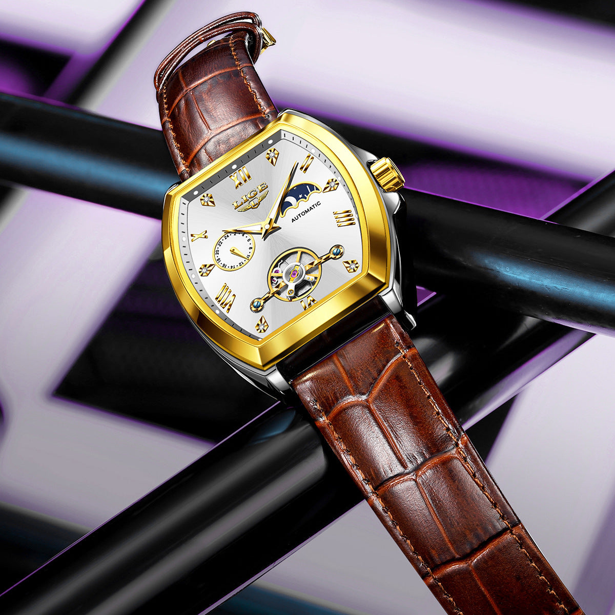 Men's Tourbillon Mechanical Watch Multifunctional Waterproof Dujana147