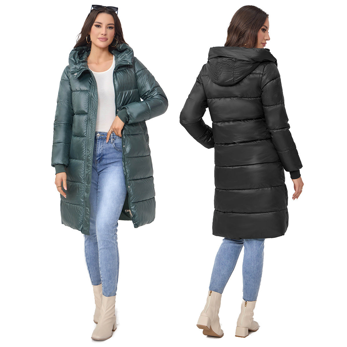 Fashionable Elegant Outdoor Women's Cotton-padded Clothes