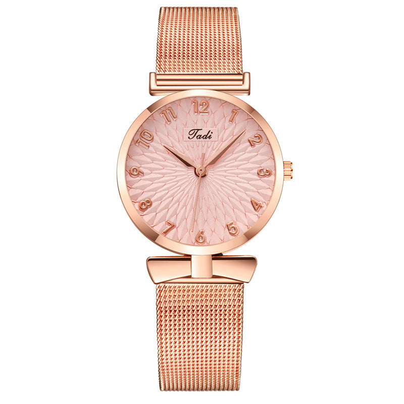Personality Bowknot Fashion Digital Sunflower Watch Women Dujana147