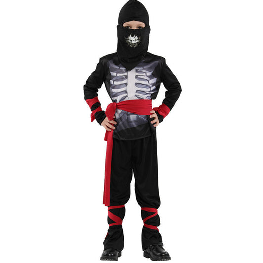 Halloween Children's Little Boy Costume Carnival Costumes Magic Play B- 0192 Skull Dujana147