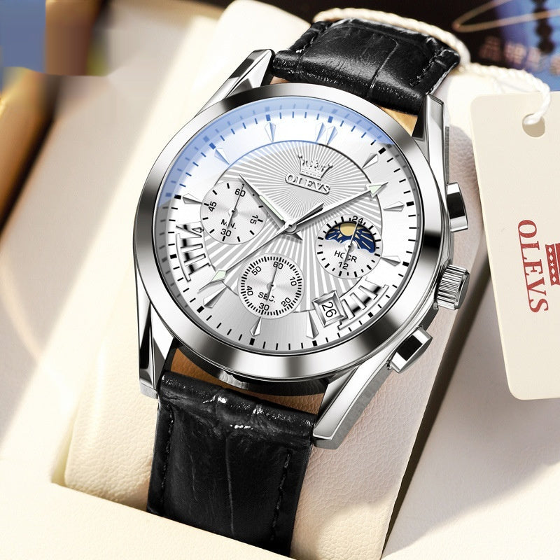 Multifunction Quartz Watch Timing With Calendar For Men Dujana147