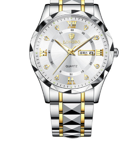 Waterproof Luminous Dual Calendar Watch Dujana147