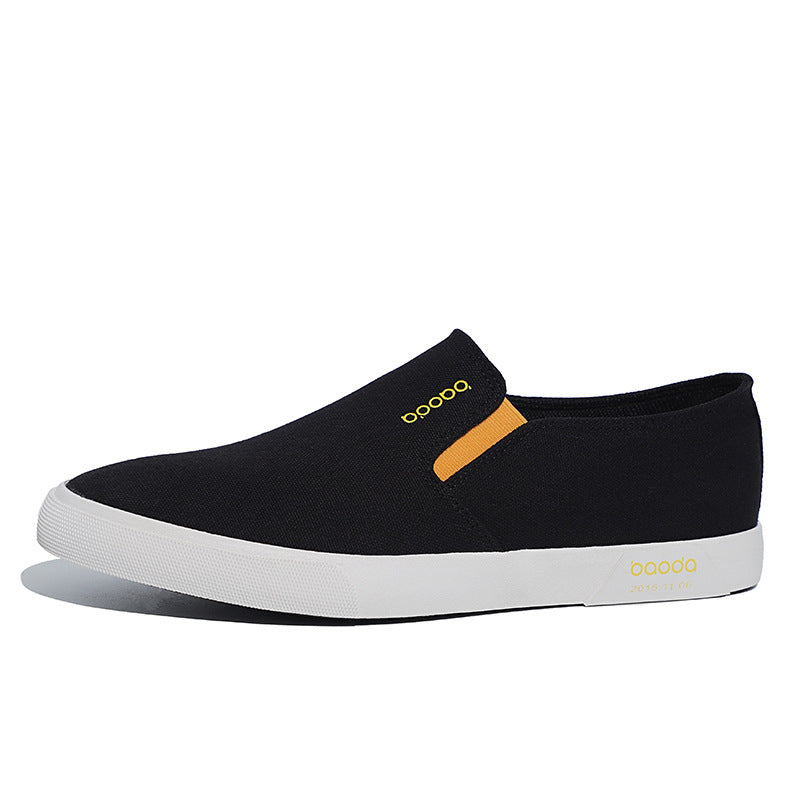 Men's Slip-on Canvas Shoes Classic All-match Soft Board Shoes