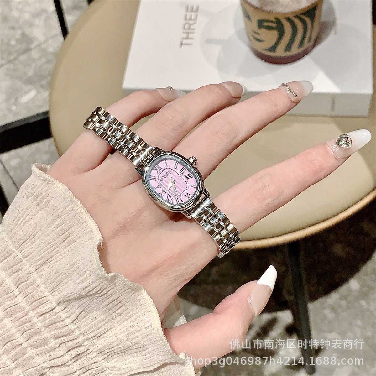 Niche Roman Scale Steel Watch Female Dujana147