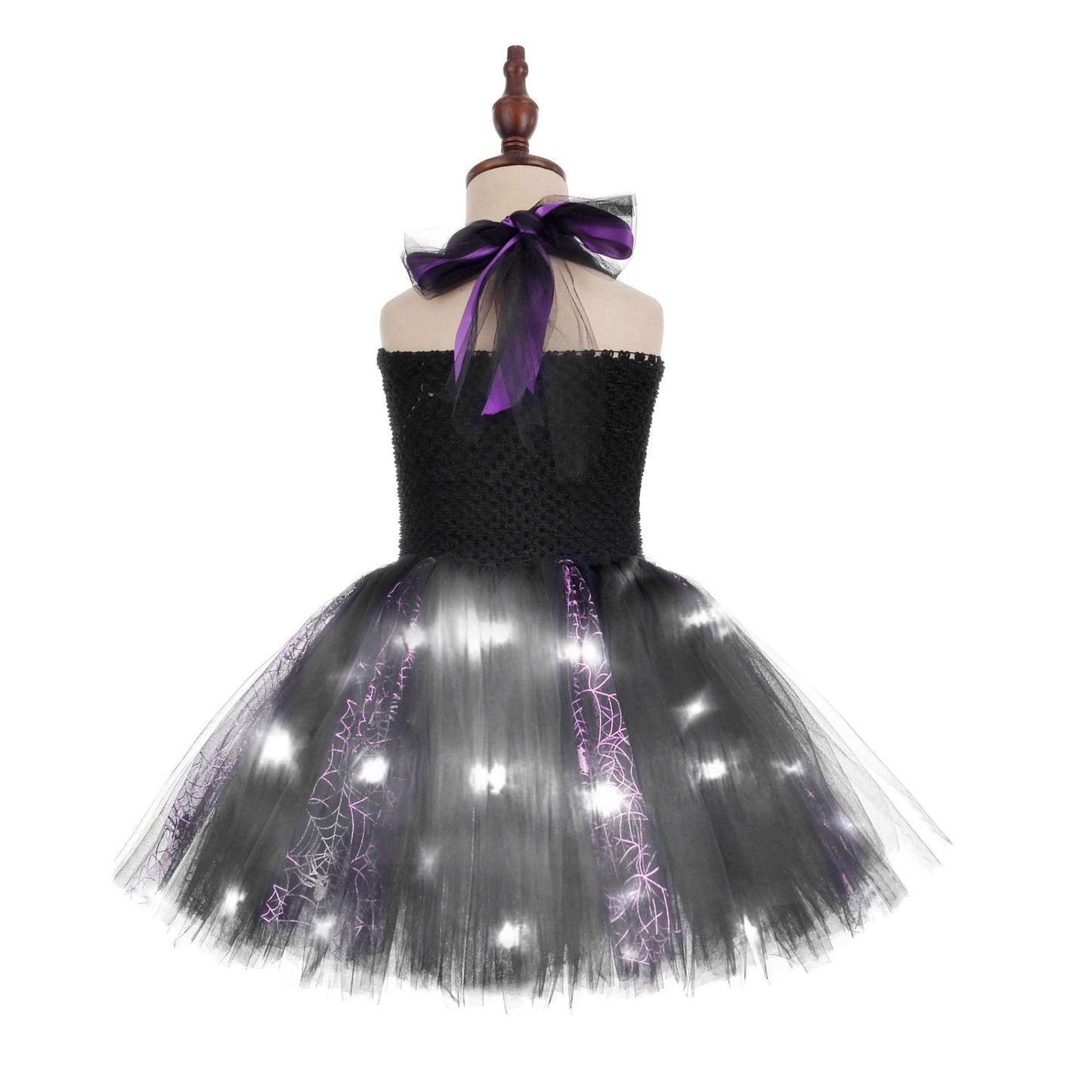 Halloween Children's Spider Pettiskirt Black Performance Skirt Dujana147