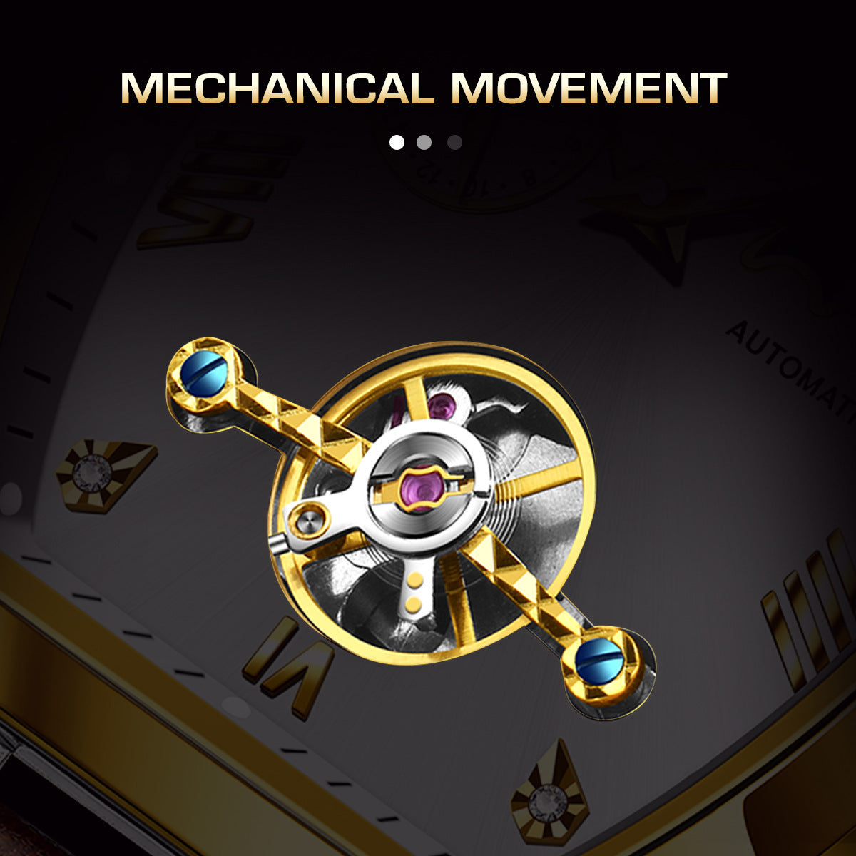 Men's Tourbillon Mechanical Watch Multifunctional Waterproof Dujana147